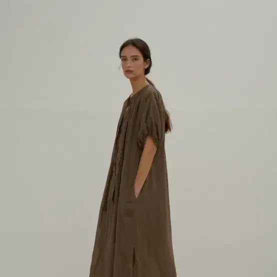 [BUNJANG] Bomae Cheongdam Linen Long Dress / 보매청담 린넨 롱원피스