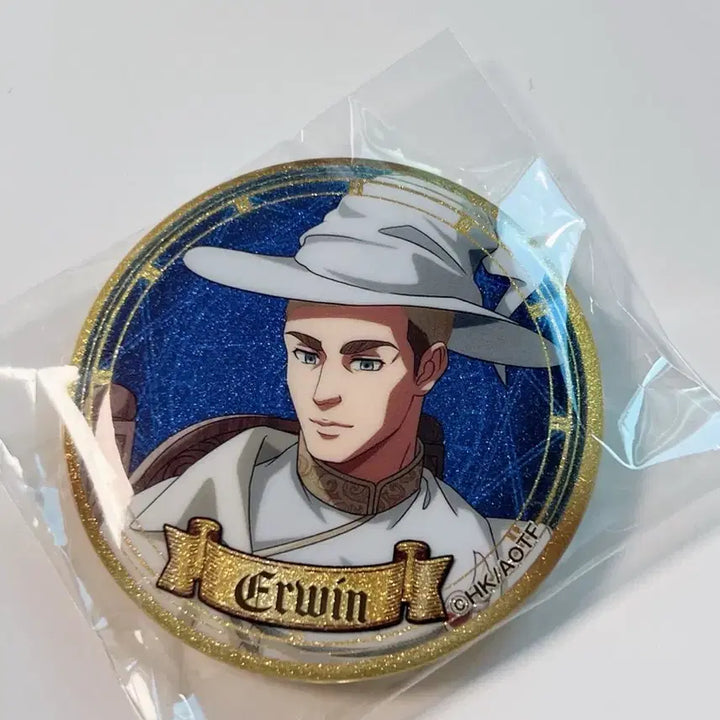 [BUNJANG] Attack on Titan Levi &amp; Erwin Smith Magician Can Badge Bundle Set / 일괄 진격의거인 리바이 엘빈 마술사 캔뱃지