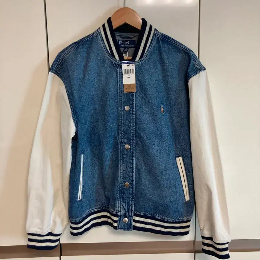 [SOLD OUT] 폴로 랄프로렌 데님 바시티 자켓 M