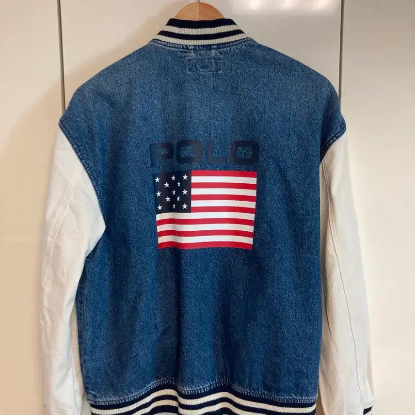 [SOLD OUT] 폴로 랄프로렌 데님 바시티 자켓 M
