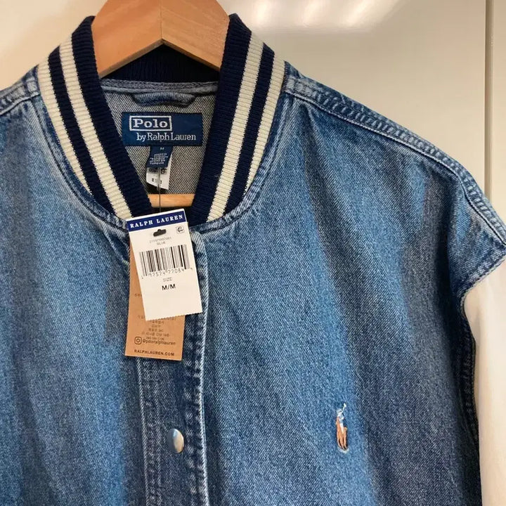 [SOLD OUT] 폴로 랄프로렌 데님 바시티 자켓 M