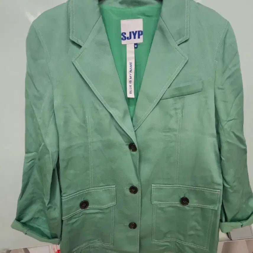 [BUNJANG] SJYP Mint Color Jacket M Size / SJYP 민트색 자켓 M사이즈