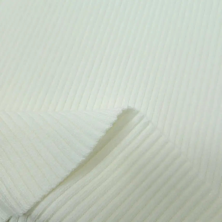 [BUNJANG] NAIN Ivory Slim-Fit Collar Knit Top / (F)NAIN 여성 카라 반팔 니트 슬림핏 아이보리 W3098