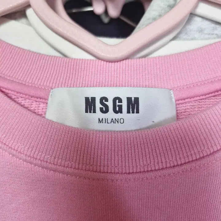 [BUNJANG] MSGM Milano Pink Sweatshirt / MSGM 밀라노 핑크 맨투맨 티셔츠 (백화점)