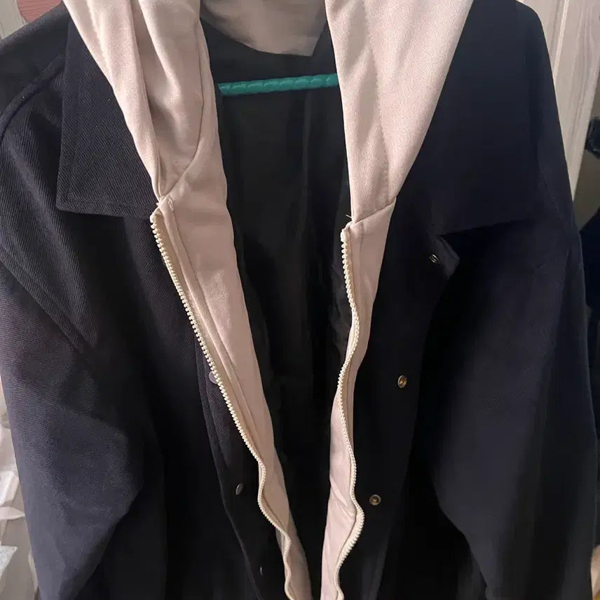 [SOLD OUT] ANYOU 후드 검정 자켓 (4XL)
