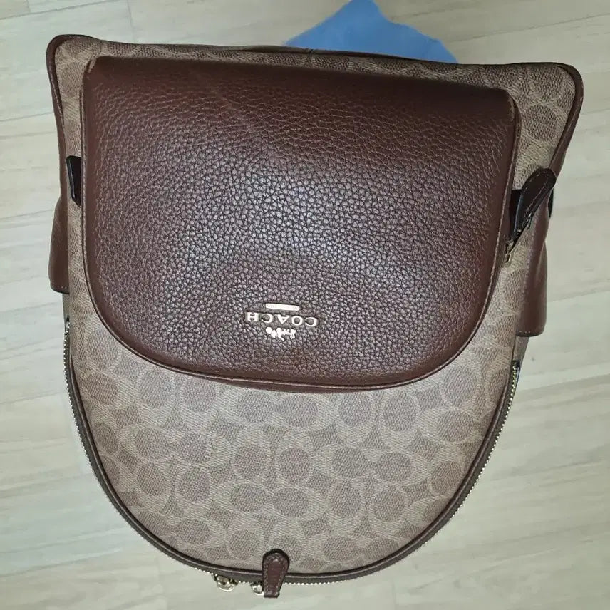 [BUNJANG] Coach Signature Backpack Brown / 코치 시그니처 백팩 브라운