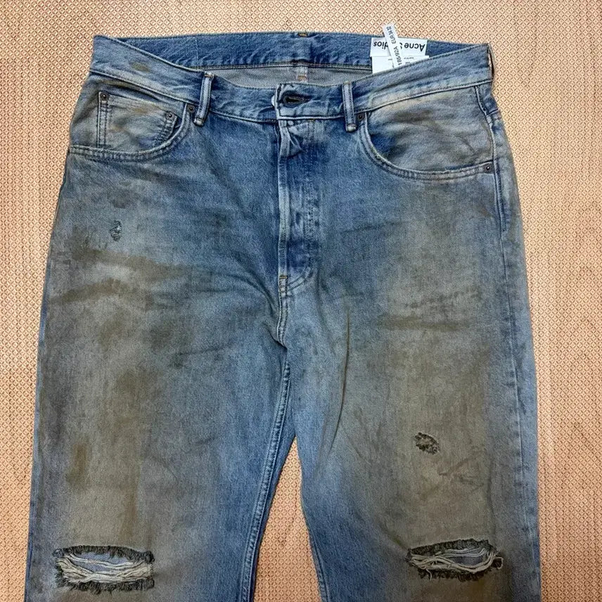 [BUNJANG] Acne Studios B00403 Straight Denim Pants / 아크네 더티워싱 스트레이트 데님 팬츠 34 정품