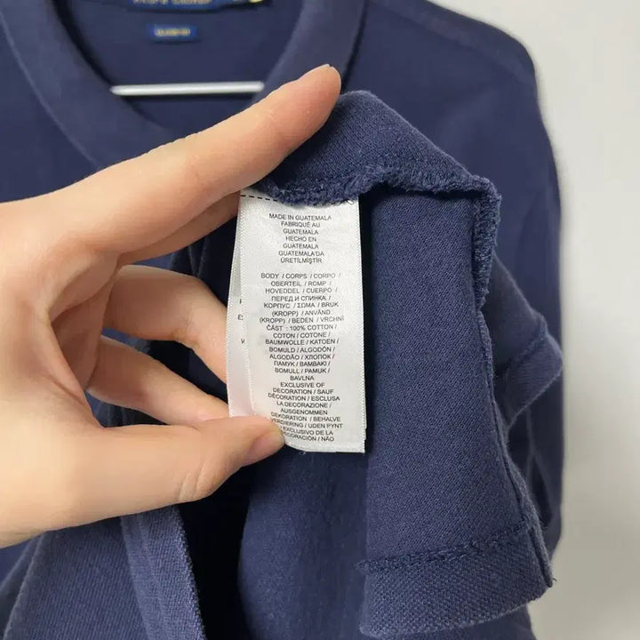 [SOLD OUT] 폴로 랄프로렌 네이비 반팔 폴로티 XL 클래식핏