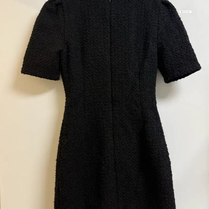 [BUNJANG] Tweed Mini Dress / 울 30% 트위드 금장 버튼 미니 원피스