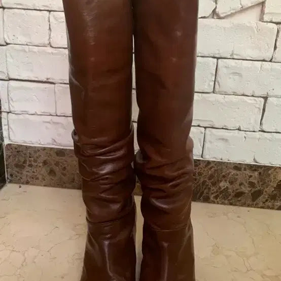[BUNJANG] Kissa Real Leather Boots / 갤러리아 구매 키사 리얼 레더 부츠