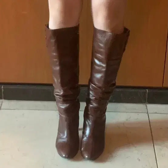 [BUNJANG] Kissa Real Leather Boots / 갤러리아 구매 키사 리얼 레더 부츠