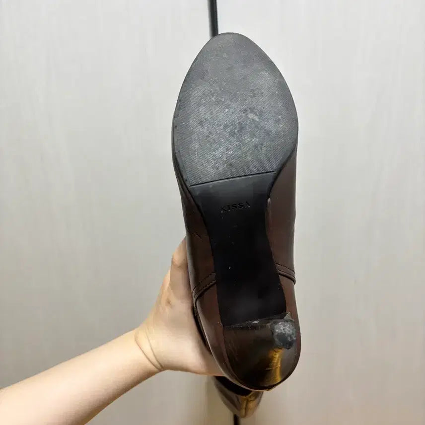 [BUNJANG] Kissa Real Leather Boots / 갤러리아 구매 키사 리얼 레더 부츠