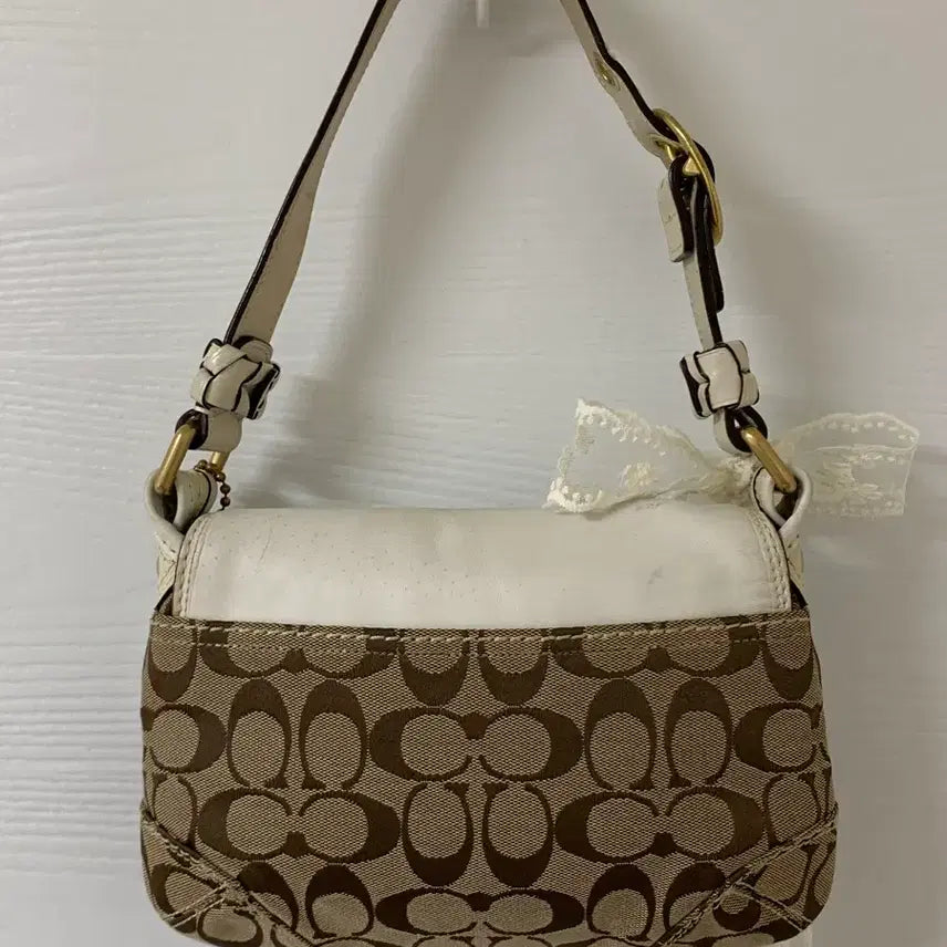 [BUNJANG] Coach Y2K White Mini Shoulder Bag / 