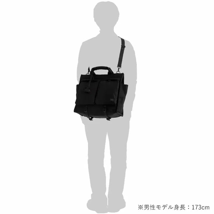 [BUNJANG] Porter Black 2-Way Shoulder Tote Bag / 포터 블랙 2way 숄더백 토트백