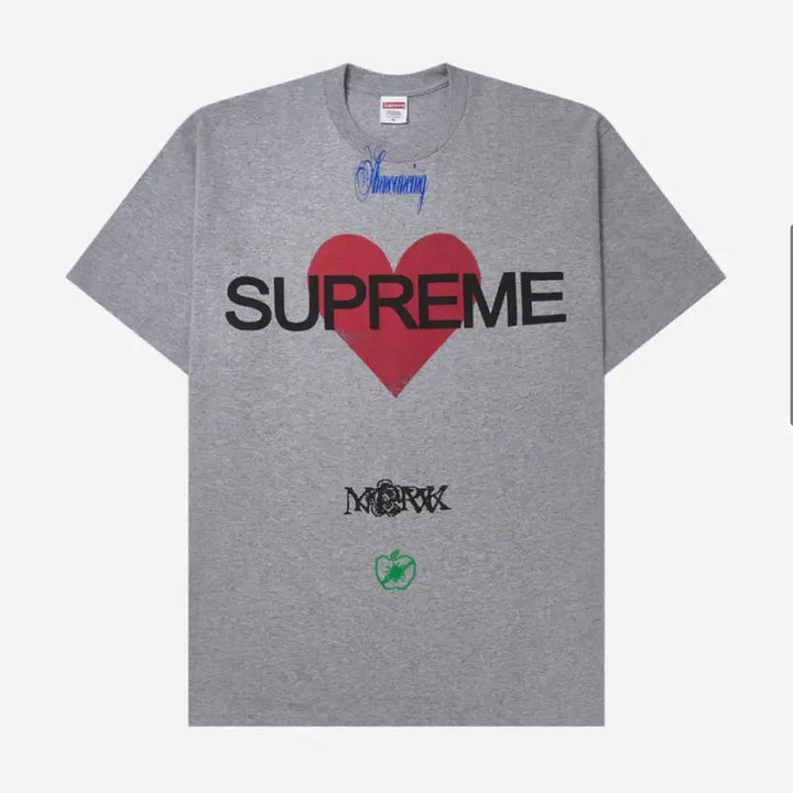 [BUNJANG] Supreme Announcing Heather Gray T-shirt / 슈프림 어나운싱 헤더그레이 m