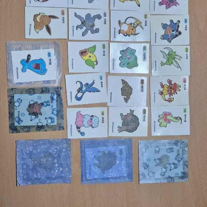 [BUNJANG] Pokemon Stickers Collection / 포켓몬 띠부씰 모음