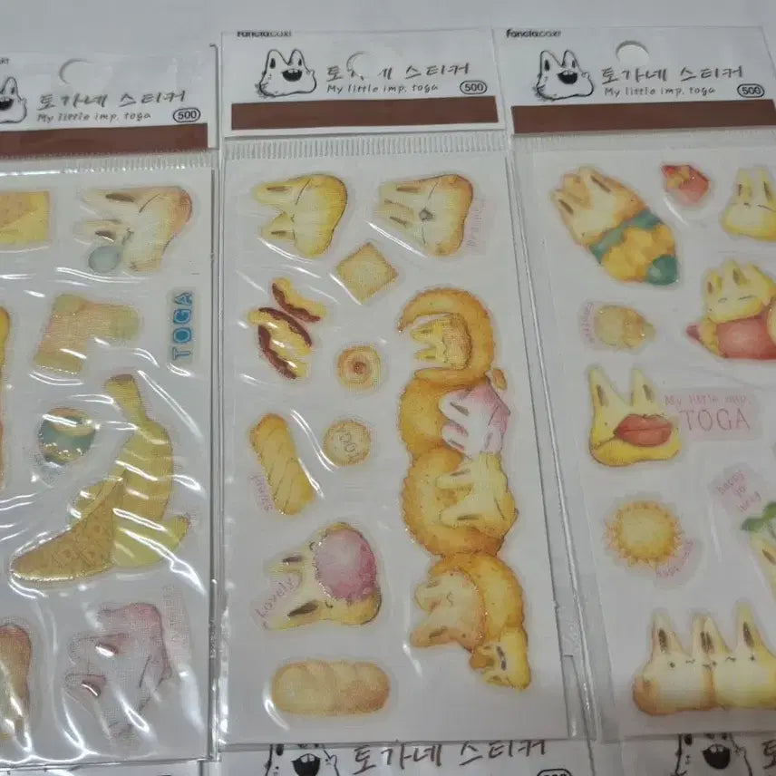 [SOLD OUT] 6종일괄)고전 레트로 토가네 스티커