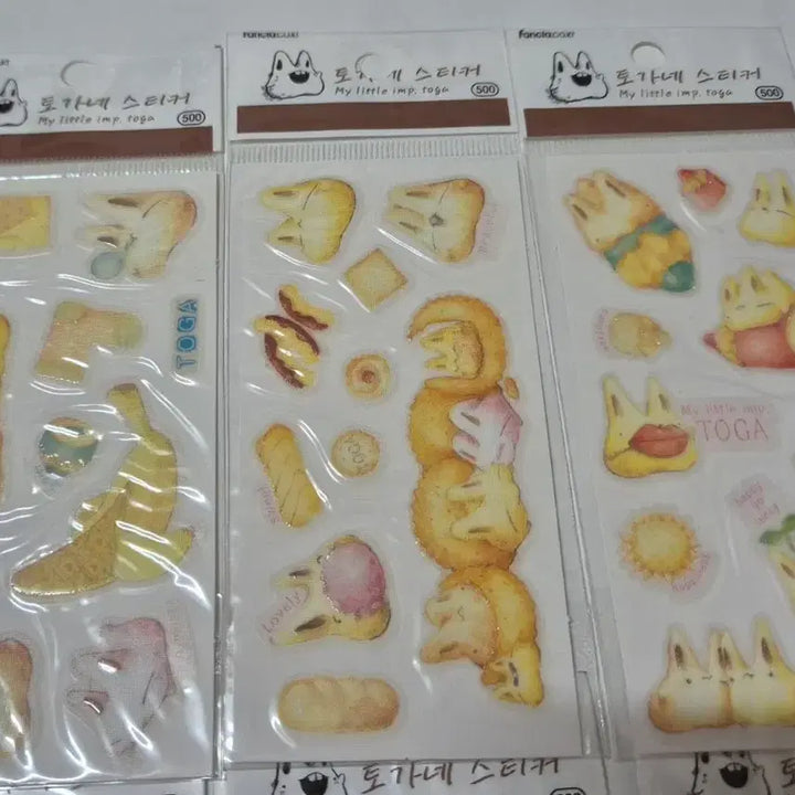 [SOLD OUT] 6종일괄)고전 레트로 토가네 스티커