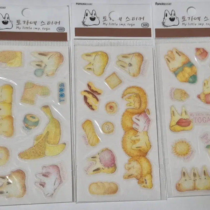 [SOLD OUT] 6종일괄)고전 레트로 토가네 스티커