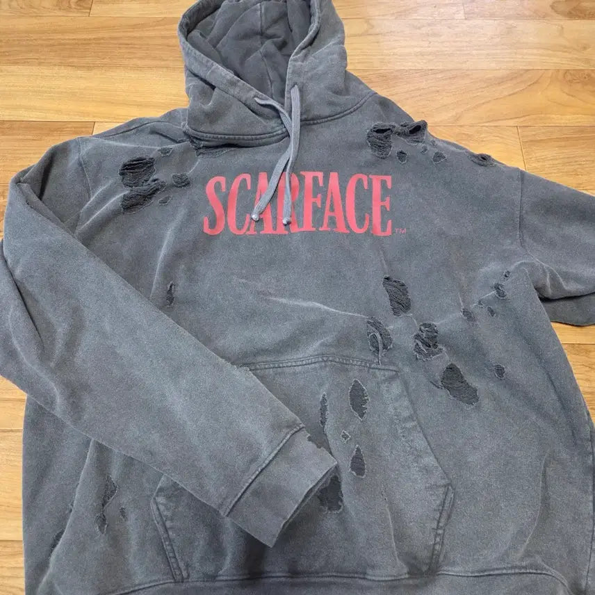 [BUNJANG] LMC Scarface Damage Hoodie / [xl] LMC 스카페이스 데미지 후드티