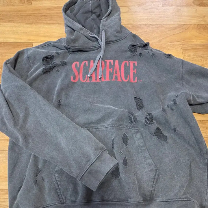 [BUNJANG] LMC Scarface Damage Hoodie / [xl] LMC 스카페이스 데미지 후드티
