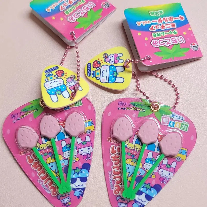 [BUNJANG] Peko-chan Japanese Limited Edition Keychain Collection / 페코짱 초콜릿/사탕 키링모음 (팝캔디, 연필초콜릿, 우산초콜릿 등)