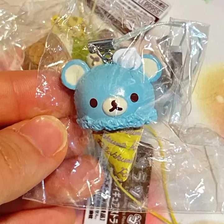 [BUNJANG] Rilakkuma Ice Cream Keychain / 리락쿠마 고전 아이스크림 키링