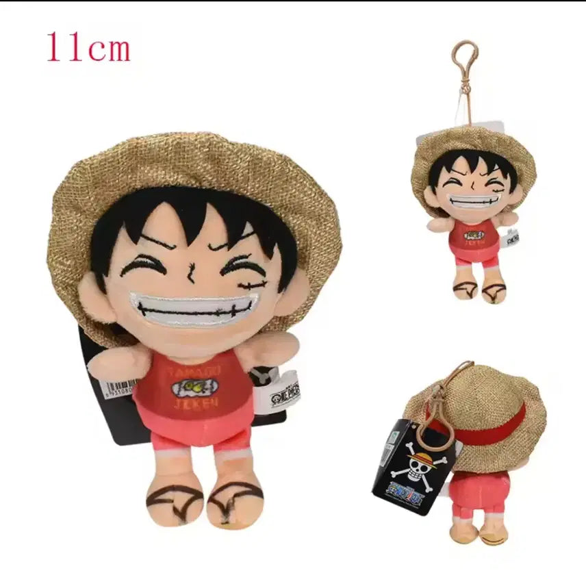 [BUNJANG] One Piece Luffy 11cm Doll Keychain / 원피스 루피 11cm 인형 키링