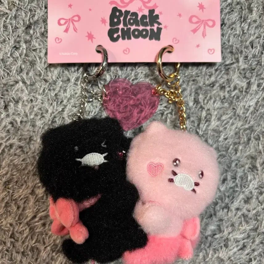 [SOLD OUT] 블랙춘 인형 마그넷 핑크/블랙 세트