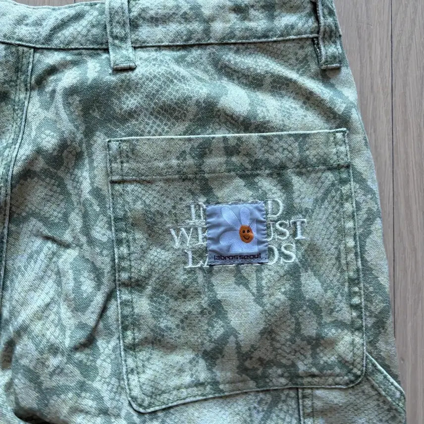 [BUNJANG] Lavlos Python Double Knee Denim / 라브로스 파이톤 더블니