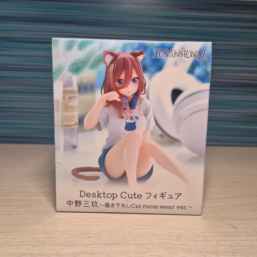 [BUNJANG] Nakano Miku Desktop Cat Neko Figure / [미개봉] 나카노 미쿠 데스크탑 고양이 네코 피규어 5등분의신부