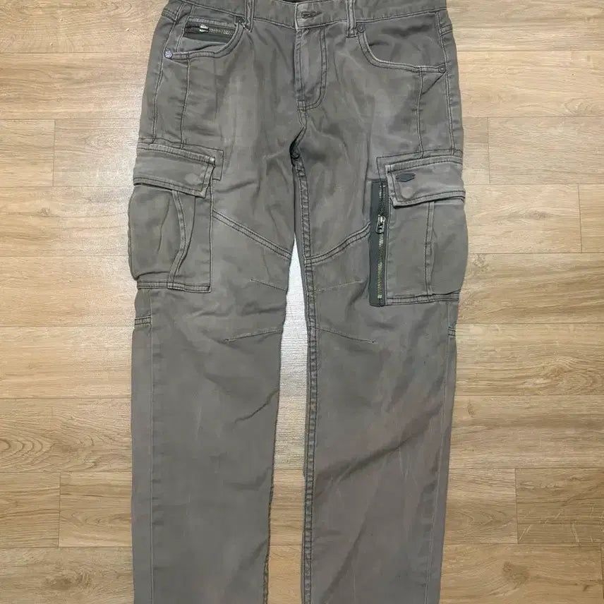 [BUNJANG] Buckaroo Brown Cargo Pants / 버커루 고스펑크 갸루 브라운 카고팬츠