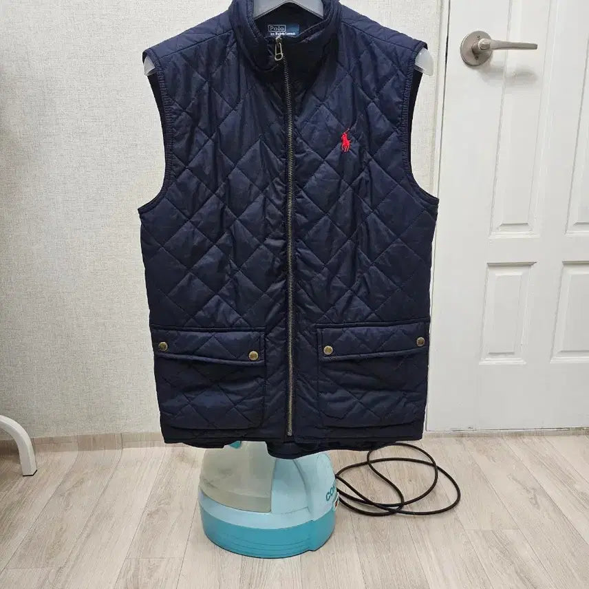 [BUNJANG] Ralph Lauren Navy Diamond Quilted Vest / (90)S 초대장급 랄프로렌 폴로 [네이비] 퀼팅자켓조끼