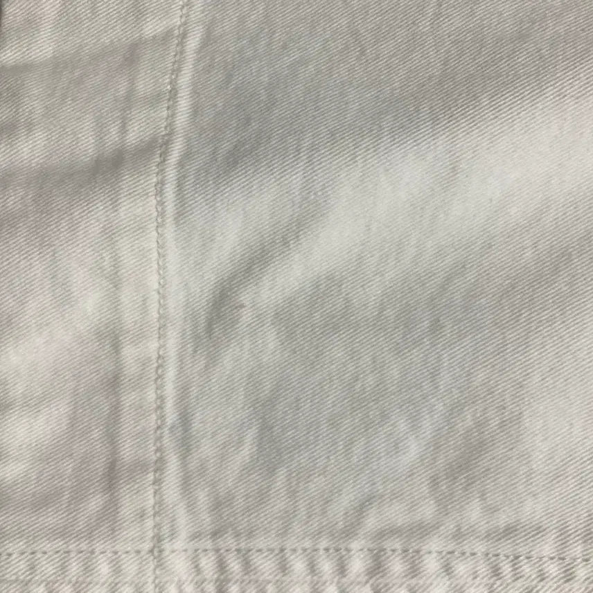 [SOLD OUT] 파사드패턴 데님 슬리브리스 탑 (Clean White / S)