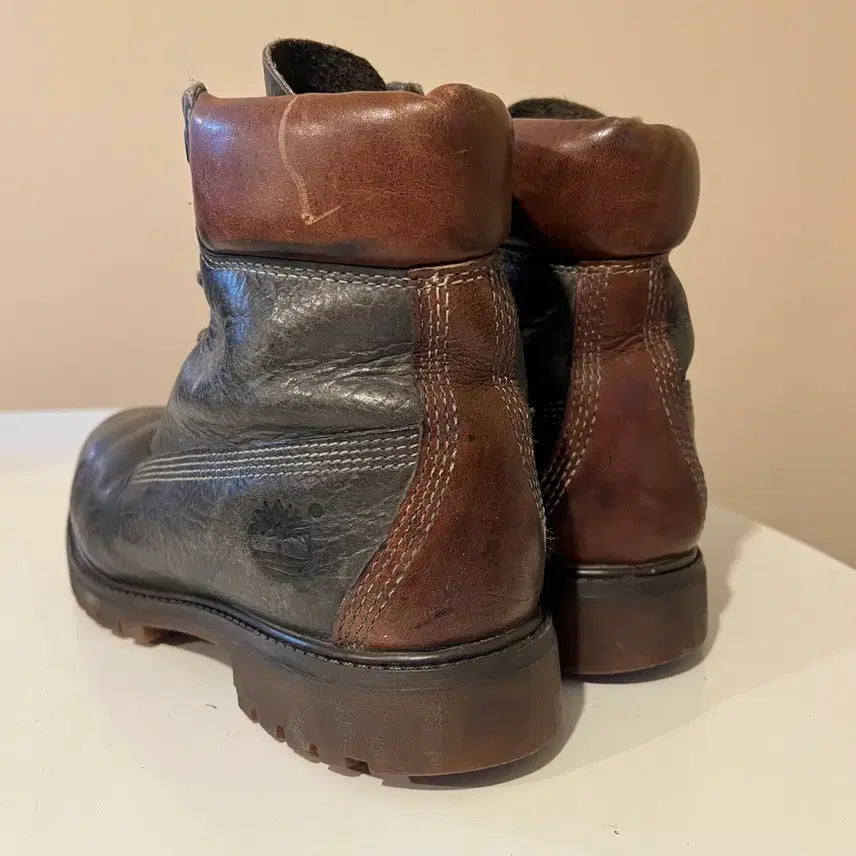 [BUNJANG] Timberland 6-Inch Premium Leather Black Boots / 팀버랜드 6인치 프리미엄 레더 블랙 부츠 (00672)