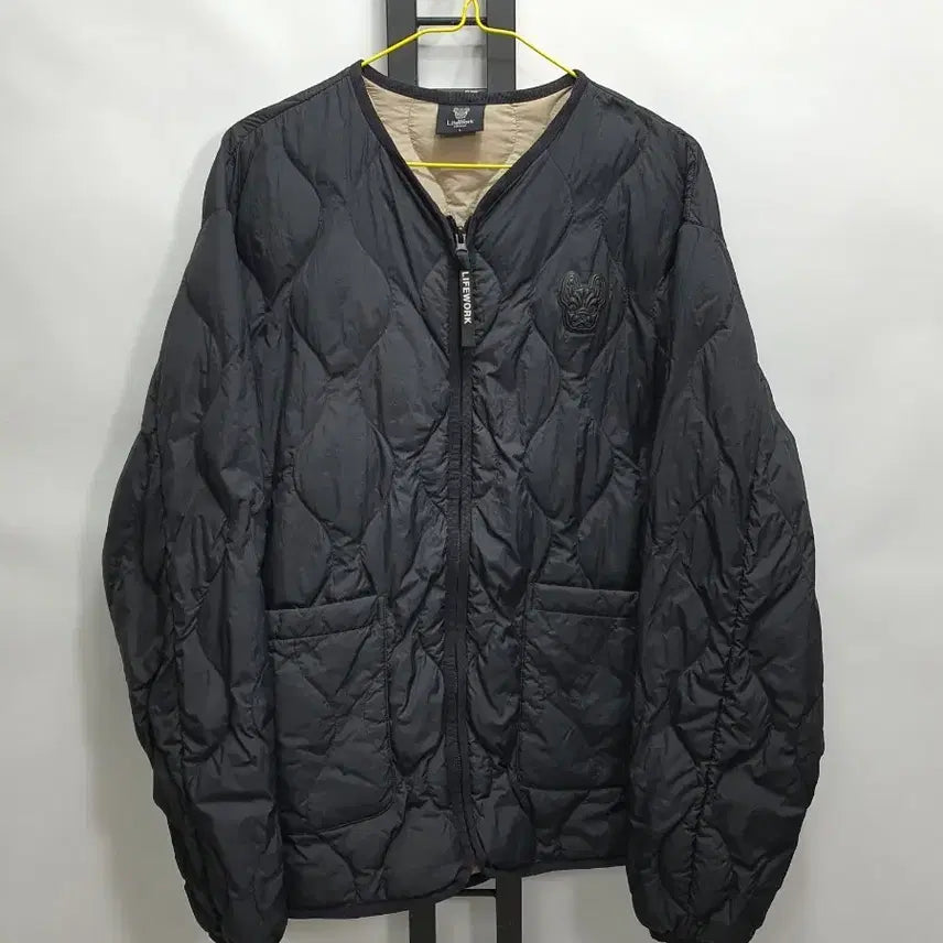[BUNJANG] LifeWork Lightweight Padded Down Quilted Jacket - Black - L / 라이프워크 경량 패딩 다운 퀼팅 자켓 블랙 L