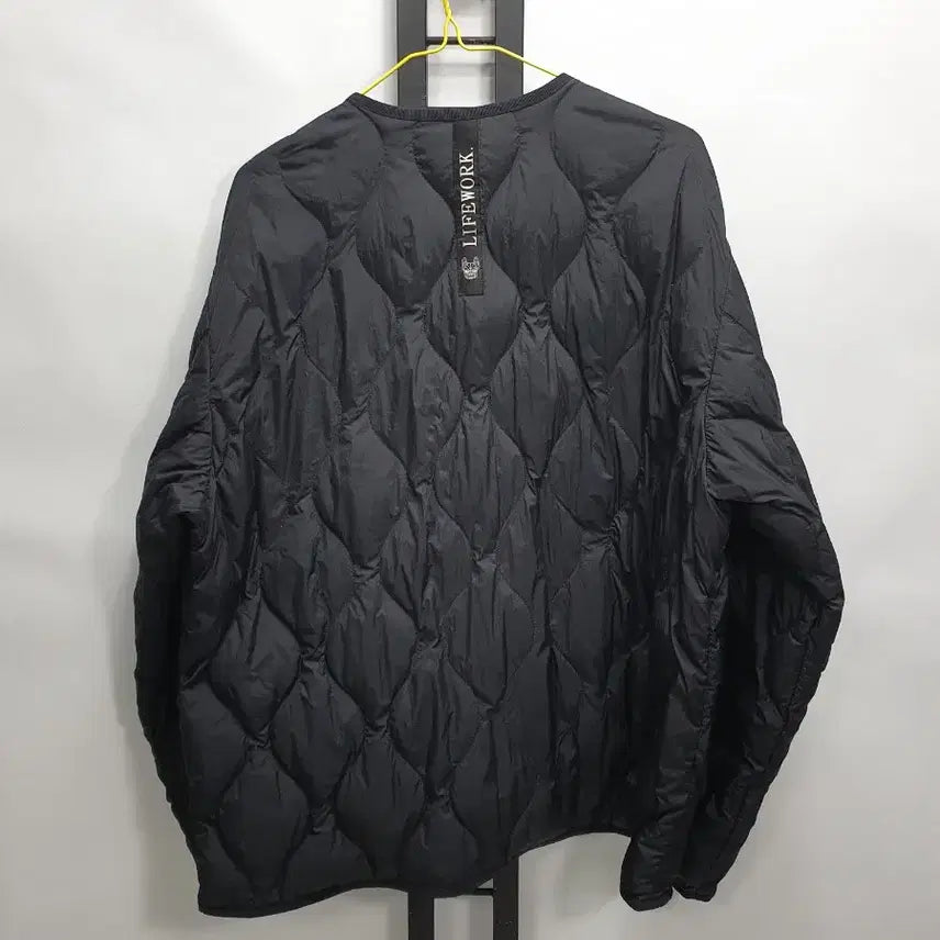 [BUNJANG] LifeWork Lightweight Padded Down Quilted Jacket - Black - L / 라이프워크 경량 패딩 다운 퀼팅 자켓 블랙 L