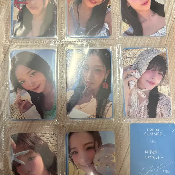 [SOLD OUT] 프로미스나인 프롬 썸머 트레이팅 포토카드 풀셋