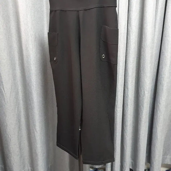 [SOLD OUT] 66이상봉 스판 블랙팬츠