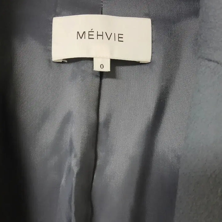 [BUNJANG] Mevy Mare Fog Blue Short Coat / 메비 마레 코트 포그블루 숏 0사이즈