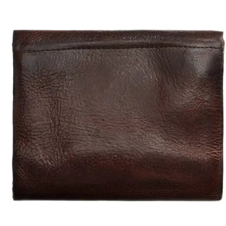 [BUNJANG] RRL Concho Leather Wallet Dark Brown / 더블알엘 콘초 레더 월렛 다크 브라운