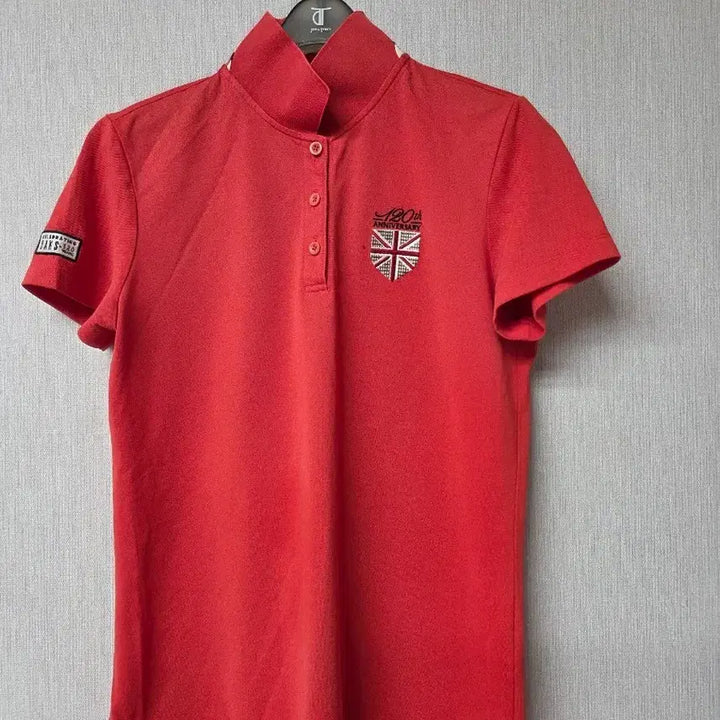 [BUNJANG] PEAK&amp;TREES Red Polo T-shirt / PEAK&amp;TREES 빨간색 카라 반팔 티셔츠
