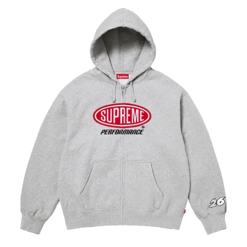 [BUNJANG] Supreme Performance Hoodie Heather Gray / [XL] [구매] 슈프림 퍼포먼스 후드집업 헤더그레이 구매