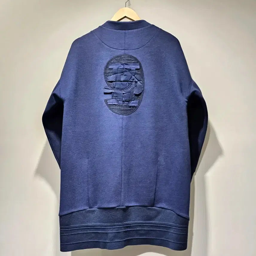 [BUNJANG] KUHO Navy Zip-Up Cardigan / 구호 남색 집업 가디건 ~66