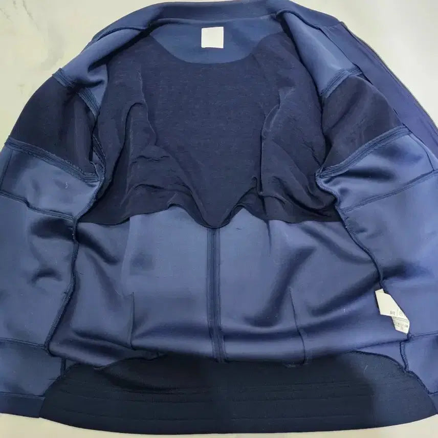 [BUNJANG] KUHO Navy Zip-Up Cardigan / 구호 남색 집업 가디건 ~66
