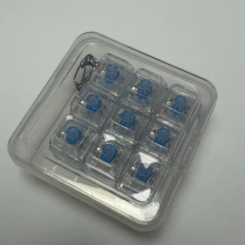 [SOLD OUT] 투명 키캡 9구 LED 키링