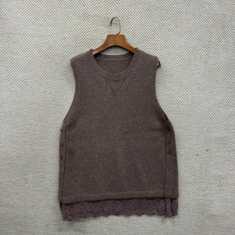 [BUNJANG] Mori Vintage Knit Vest / 빈티지 모리 니트 조끼 95 M15178