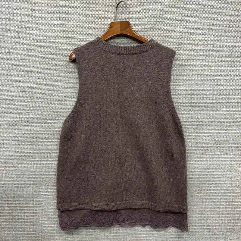 [BUNJANG] Mori Vintage Knit Vest / 빈티지 모리 니트 조끼 95 M15178