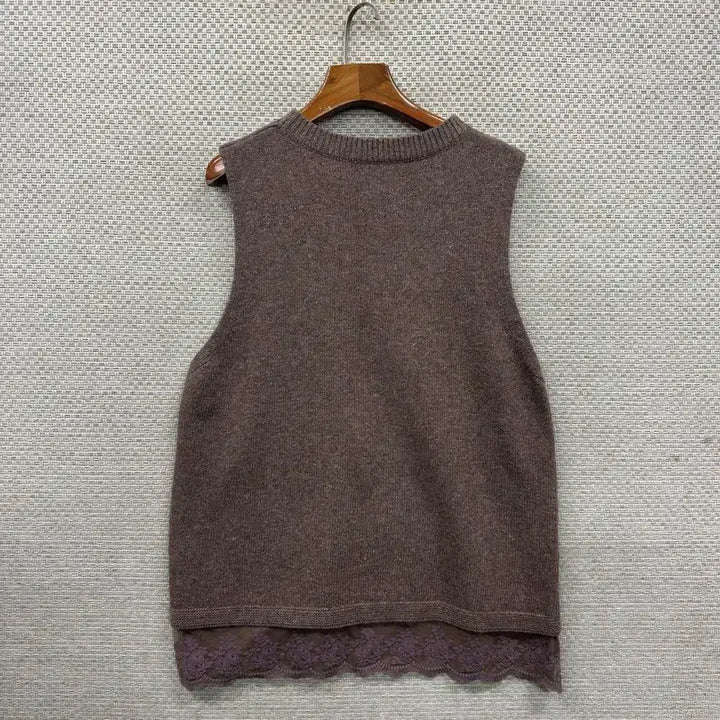 [BUNJANG] Mori Vintage Knit Vest / 빈티지 모리 니트 조끼 95 M15178