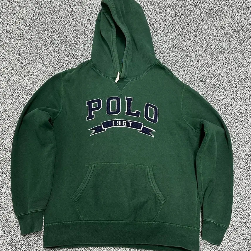 [BUNJANG] Polo Big Logo Hoodie / >정품 폴로 빅로고 후드티